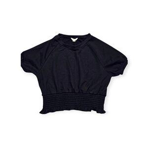 Habitual Kids Cropped Smocked Waist Sweatshirt▪︎ Girls, Size 16